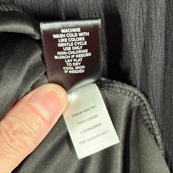 Torrid Black Crepe Smocked Sleeveless Midi Dress Women's Plus Size 2X - Picture 6 of 7